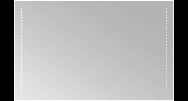 vidaXL - Badkamerspiegel - LED - 80x50 - cm