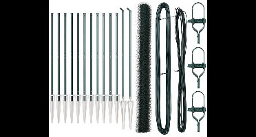 vidaXL - Hekpaal. - Groen