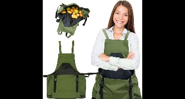 Tuinschort - Tuinzak - Tuinafvalzak - Moestuin - Oogstzak - Waterdicht - Slijtvast - Big bag - Groen