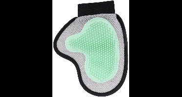 handschoen - Badoverhandschoen - Statische haarverwijderingshandschoen - Voor het verwijderen van dierenharen van meubels en kleding - Geschikt voor katten en honden - Schoonmaakbenodigdheden - 23 x 19 cm - Groot formaat - groente