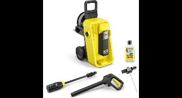 Kärcher K 4 Comfort Premium Hogedrukreiniger - 130 bar - 420 l/u - 30 m²/u - Slanghaspel - 4-in-1 Spuitlans - Geschikt voor oa. auto - fietsen - terras - motoren - schutting en tuinset