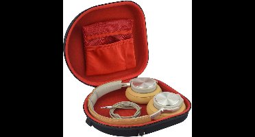 Allecta - Draagtas voor hoofdtelefoon - Beschermende harde reistas - Compatibel met hoofdtelefoons - Opbergruimte voor kabel en oplader - Zwart