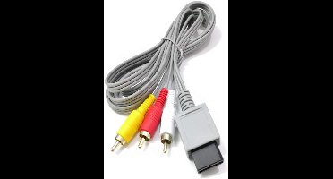 Nordivar - Audio Video RCA Kabel 1,8 meter met 3RCA naar Scart Adapter voor Wii/Wii U Console.