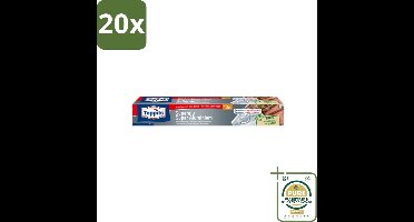 20 x Toppits – Aluminiumfolie – Super Sterk – 10 m - Grootverpakking - Koffiezetapparaat