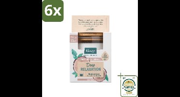 Kneipp - Geurkaars - Deep Relaxation - Sandelhout & Patchouli - 20 branduren - Voordeelverpakking - 6 stuks - Patchouli - Ontspanning