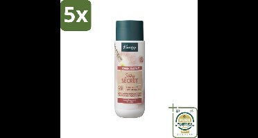 5 x Kneipp - Douchecrème - Silky Secret - 200 ml - Grootverpakking - Douchecrème - Zijdezacht - Huidverzorging - Melkproteïnen - Zijdeboombloem