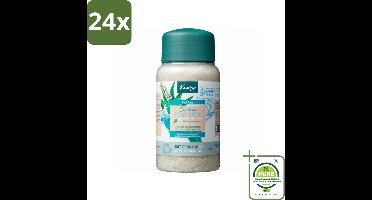 Kneipp - Voetbadzout - Cooling - Aloe Vera & Watermunt - 600 g - Voordeelverpakking - 24 stuks - Voetbadzout - Verkoelende voetbad