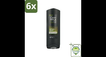 Dove Men+Care Douchegel - Sport Active Fresh - 250 ml - Voordeelverpakking - 6 stuks - Douchegel - Mannen