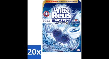 20 x Witte Reus - Blauw Actief Toiletblok - Hygiëne - 1 Toiletblok - Toiletblok - Blauw Water - Reinigingspolymeren - Hygiëne - Spoelbeurt