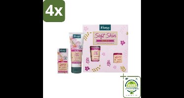 Kneipp - Soft Skin Favourites Geschenkset - Amandelbloesem - Voordeelverpakking - 4 stuks - Kneipp - Cadeauset