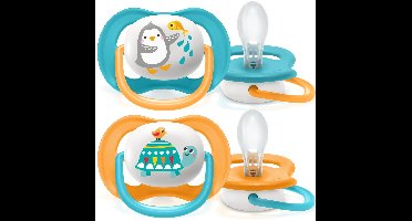 Philips Avent - Ultra Air Happy Fopspeen - 6-18 m Oranje