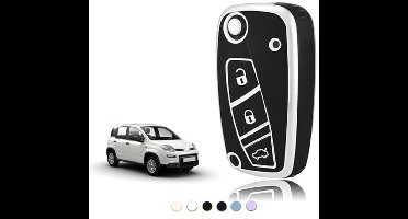Sleutelhoes TPU Geschikt voor Fiat en Lancia Modellen - Sleutel Cover voor Flip Key