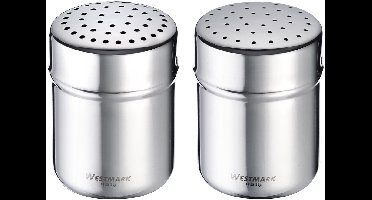 Westmark Set van 2 stuks, kruidenstrooier »Grof« + »Fijn«, met versheidsdeksel, 695222E6