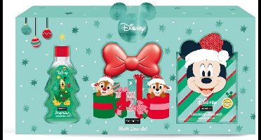 Disney Mickey Mouse Bath Giftset – 3-delige Warm Wishes Badset – Douchegel, Shampoo & Badaccessoire – Kindercadeau