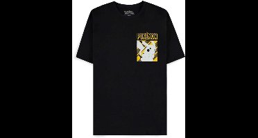 Pokémon - Pikcahu Dames Tshirt - XL - Zwart