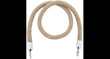 Vepa Bins Koord Van Henneptouw Naturel Verchroomd 1.5 Meter