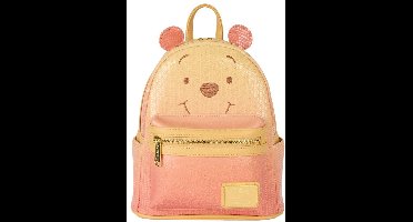 Loungefly Winnie the Pooh by Loungefly Mini Backpack Sequin Glitter Bags