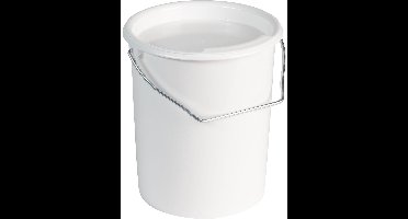 Westmark melk-/voorraad-/voeremmer met handvat en deksel, inhoud: 3 L, kunststof, wit, 237922E1