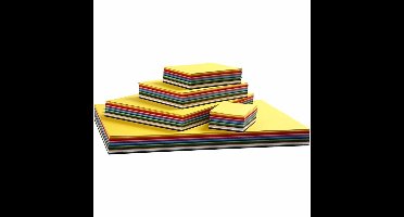 Gekleurd Karton, A3,A4,A5,A6, 180 gr, diverse kleuren, 1500 div vellen | Knutselkarton