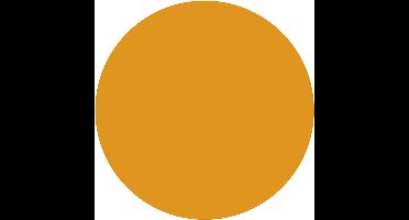 Acryl Verf, semi-glanzend, dekkend, ochre, 500 ml/ 1 fles