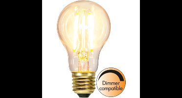 Standaard bol - E27 - 7W - Super Warm Wit <2200K - Dimbaar - Filament - Helder