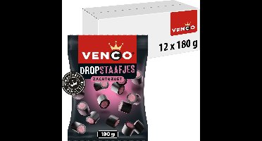VC Dropstaafjes - drop - 12 zakjes a 180g