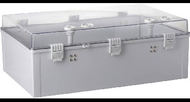 TRU COMPONENTS TC-PSC-40x60x22 Schakelkast 400 x 600 x 220 ABS, Polycarbonaat Lichtgrijs 1 stuk(s)