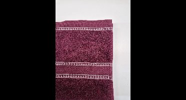Luxe Handdoek - Bordeaux - 50 x 100 cm