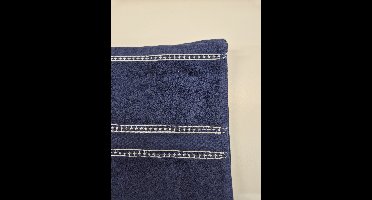 Luxe Badhanddoek - Navy - 70 x 140 cm