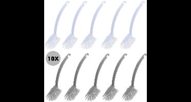 Relaxwonen - 10 afwasborstels - Voordeelpakket - Geryceld plastic