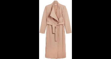 Rosell Long Length Belted Wool Wrap Coat