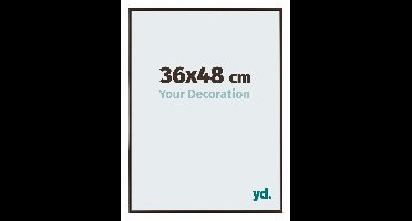 Your Decoration - Fotolijst 36x48 cm - Kunststof - Antraciet - Evry