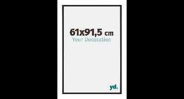 Your Decoration - Fotolijst 61x91,5 cm - Aluminium - Zwart Hoogglans - Miami