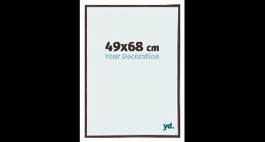Your Decoration - Puzzellijst 49x68 cm - Bruin - Puzzellijst 500-1000 stukjes - Kunststof Fotolijst - Annecy