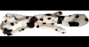 Speeltje knuffel - Klein - Speelgoed voor dieren - 46 x 11 cm - Koe - Zacht honden speelgoed - Honden speelgoed - knuffel hond - Speelgoed hond met piepers