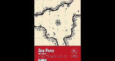 Cacklin Slayers - Grid Paper - Blanco Battle Map - Goblin Cave Size (6 x 8 Inch) - Voor RPGs als Dungeons and Dragons, Pathfinder, Daggerheart - Dungeon Master Cadeau - Landkaart - Battle Mat - DnD Combat Grid
