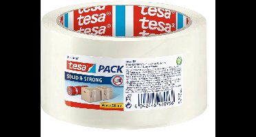 tesa SOLID & STRONG 58640-00000-00 Pakband tesapack Transparant (l x b) 66 m x 50 mm 1 stuk(s)