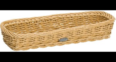 Westmark bestekmand, geschikt voor hotel en horeca, rechthoekig, ca. 39,5 x 28 x 8,5 cm, synthetische vezel, Saleen-editie, lichtbeige, 02016830101