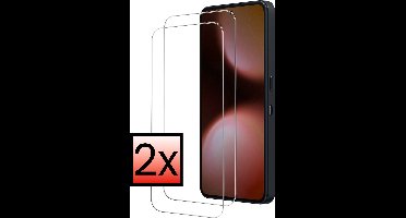 Screenprotector - 2 Stuks - Geschikt voor Nothing Phone (3a) Lite - Extra Sterk - Beschermglas - Gehard Glas - Tempered Glass - Screen Protector - Bescherm Cover