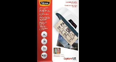 Fellowes lamineerhoezen A4 125 micron zelfklevend, 100 stuks