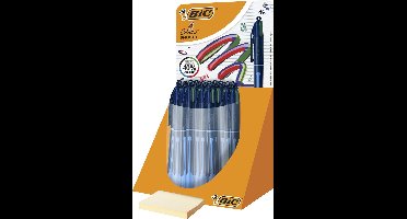 BIC Colours Smooth Drop 4-kleurenbalpen | medium | display van 30 stuks