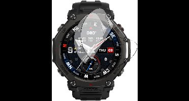 Screenprotector geschikt voor Amazfit T-rex 3 Pro 48mm - 2x FlexGuard Screen Protector