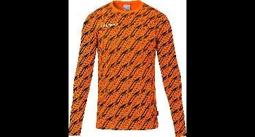 Uhlsport Kinder Sportshirt Progressive Torwart Shirt 1005318 Fluo Orange/Schwarz-128