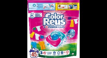 Color Reus 3+1 Power Caps - Wascapsules - 45 Wasbeurten