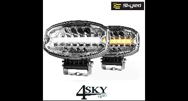 SKYLED Jumbo Draco DRL 80W Led verstraler met positielicht wit/amber 6.500 lumen