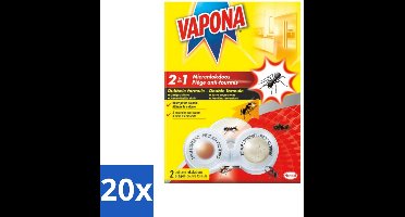 20 x Vapona – Mierenlokdoos – Dubbele Insectenval - Koffie - Koffiezetapparaat - Koffiezetapparaat Met Automatische Functie