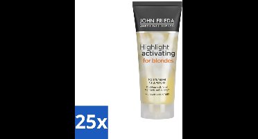 25 x John Frieda – Shampoo – Sheer Blonde Highlight Activating Brightening – Voor highlights – 250 ml - Koffiezetapparaat