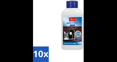 10 x Melitta – Ontkalker Vloeibaar – Voor volautomatische espressomachines – 250 ml - Kabel - Kabels - Kabelsysteem - Kabelsysteem