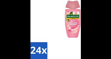 24 x Palmolive – Douchescrub – Thermal Cherry Blossom – 250 ml - Douchegel - Body Scrub - Exfoliatie - Huid Verzorging - Kersenbloesem