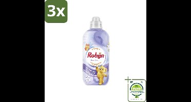 3 x Robijn – Wasverzachter – Puur & Zacht – 1,1 L - Grootverpakking - Wasverzachter - Wasverzachter Bakje - Wasverzachter Fles - Wasverzachter Voor Kleding - Wasverzachter Voor Textiel